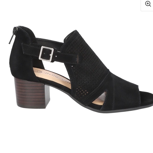 Bella Vita Shoes - Bella Vita Illiana Cut-Out Block Heeled Sandals Women’s Size 6.5M